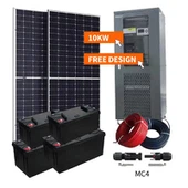 10 kW off-grid zonnestelsel