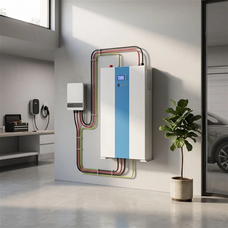 10 kWh LiFePO₄-batterij voor wandmontage